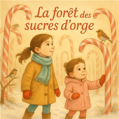 Personnage enfant dans la forêt enchantée